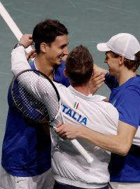 Italští tenisté v semifinále přemohli Srbsko a o titul v Davisově poháru si zahrají proti Austrálii