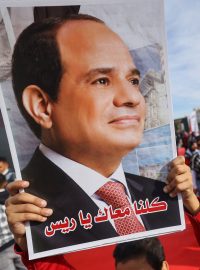 Egyptský prezident Abd al-Fattáh Sísí usiluje o znovuzvolení na třetí funkční období