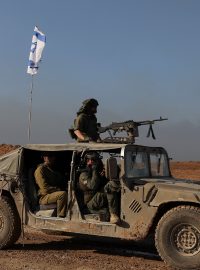 Izraelští vojáci na hlídce v Pásmu Gazy