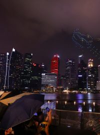 Oslavy začátku nového Lunárního roku Draka v Singapuru