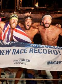 Posádka Four Oarsmen, vítězové veslařského závodu napříč Atlantikem