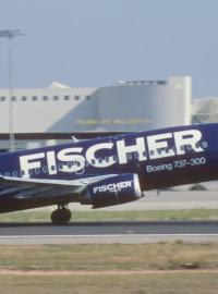 Boeing 737-300 společnosti Fischer. (Ilustrační snímek)