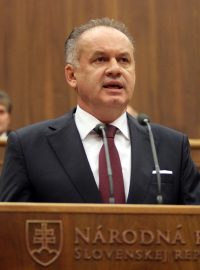 Prezident Andrej Kiska v slovenském parlamentu