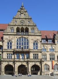 Stará radnice v Bielefeldu.