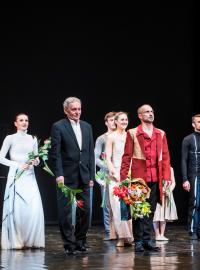 Pražský komorní balet po představení Kytice