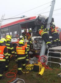 Nehoda trolejbusu číslo 31 v Brně