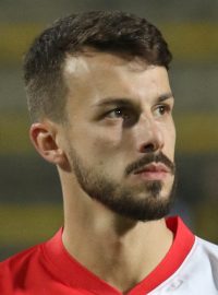 Fotbalista pražské Slavie Jakub Hromada