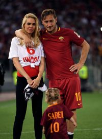 Francesco Totti s manželkou