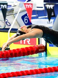 Simona Kubová odstartovala na mistrovství Evropy v Glasgow do závodu na 200 metrů znak