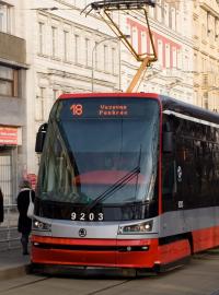 Tramvaj od společnosti Škoda Transportation