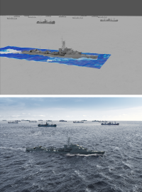 Postup vytváření speciálních efektů v německém seriálu Ponorka
