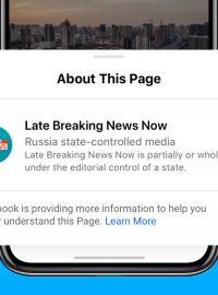 Facebook bude nově označovat příspěvky, stránky i reklamy státem kontrolovaných médií