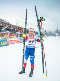 Česká biatlonistka Lucie Charvátová zářila radostí po 8. místě ve sprintu v Ruhpoldingu