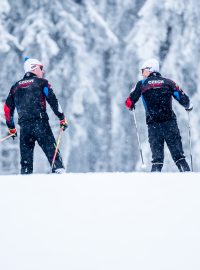 Čeští biatlonisté na tréninku v německém Oberhofu