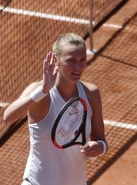 Petra Kvitová na turnaji ve Stromovce