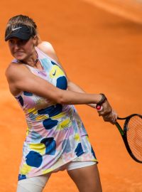 Patnáctiletá tenistka Linda Fruhvirtová na charitativním turnaji v Prostějově