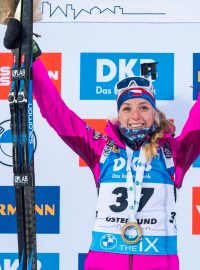 Biatlonistka Markéta Davidová zahájila novou sezonu vítězstvím