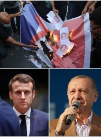 Erdogan v pondělí vyzval občany k bojkotu francouzské zboží, to následně zmizelo z regálů. Muslimové nejen v Turecku vyšli do ulic a ostentativně se vymezují vůči Francii a Macronovi