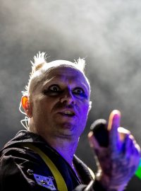 Keith Flint, zpěvák skupiny Prodigy na snímku z roku 2017.
