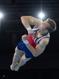 Český reprezentant ve sportovní gymnastice David Jessen