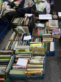 Knihy k půjčení v charkovském metru