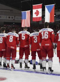 Čeští hokejisté do 20 let vybojovali medaili ze světového šampionátu po dlouhých 18 letech