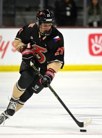 Hokejistka Tereza Vanišová v dresu Toronta