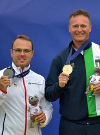 Vladimír Štěpán si na Evropských hrách vystřílel stříbrnou medaili