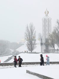 Sníh v Kyjevě