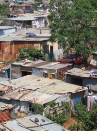Chudinská čtvrť v Johannesburgu (ilustrační foto)