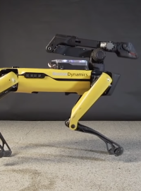 Robotický pes Spot při tanci