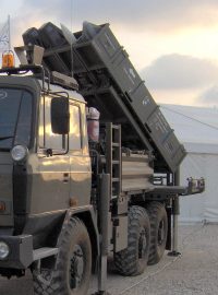 Ministerstvo obrany chce koupit protiletadlový raketový systém Shorad přímo od izraelské vlády. Zájem má o pořízení systému Spyder od firmy Rafael (na snímku na podvozku Tatra v roce 2008)