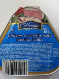 Polská konzerva s ošizeným podílem masa, kterou potravinářská inspekce nařídila stáhnout z prodeje