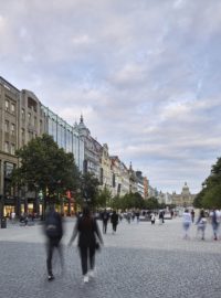 Vizualizace rekonstrukce pražského Václavského náměstí