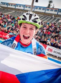 Veronika Vítková po triumfu ve stíhacím závodě