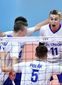 Česká juniorská volejbalová reprezentace na mistrovství Evropy v Haagu