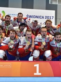 Inline hokejisté získali na Světových hrách v Polsku zlato.