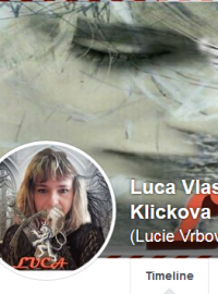 Profil Lucie Vrbové, který si založila po zablokování původního