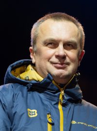 Šéf Českého biatlonu Jiří Hamza na zahajovacím ceremoniálu mistrovství světa